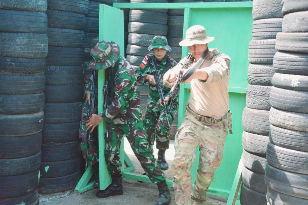 Prajurit Yonif Raider 100 Ps Kembali Latihan Mout Bersama Prajurit Us