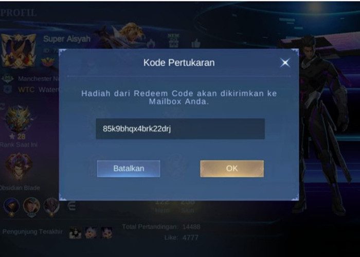 Update Kode Redeem ML Hari Ini