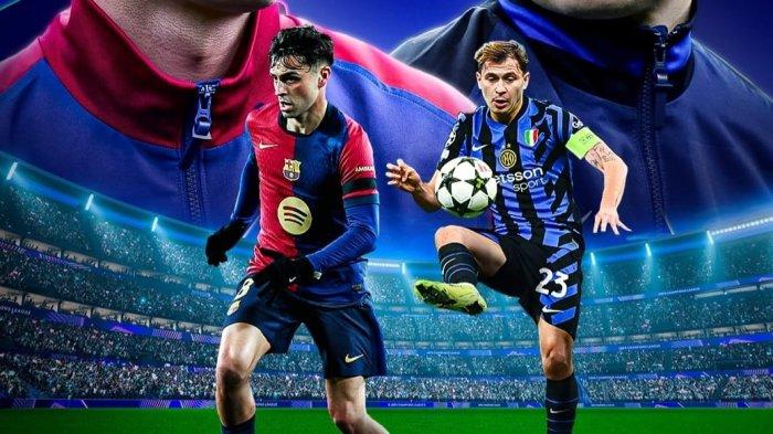 Jadwal Siaran Langsung Semifinal Liga Champions Malam Ini Barcelona vs Inter Milan