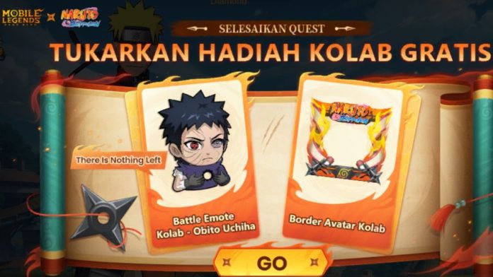 Cara Dapat Emote Obito dan Border Naruto GRATIS di MLBB x Naruto 2025