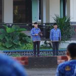 Semangat Hari Sumpah Pemuda ke-97 begitu terasa di lapangan upacara Pusjar SKMP LAN Makassar pada Selasa, 28 Oktober 2025.