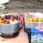 Denyut Kehidupan di Car Free Day: (9) Jejeran Kukusan Hasil Bumi Uapi Jl. Boulevard