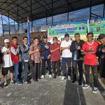 Tiba di Kota Tanjung Selor, Tim Alumni SMANSA Makassar All Star Disambut Hangat Gubernur Kaltara Zainal Paliwang