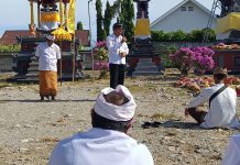 Peringati Galungan, Camat Tomoni Timur Ajak Warga Alam Buana Rawat Toleransi