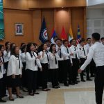 Pusjar SKMP LAN Makassar menyambut para peserta Pelatihan Dasar Calon Pegawai Negeri Sipil (Latsar CPNS) Gelombang III Angkatan LX, LXI, LXII, dan LXIII pada Senin, 24 November 2025 di Auditorium Hasanuddin, gedung Pusjar SKMP LAN.