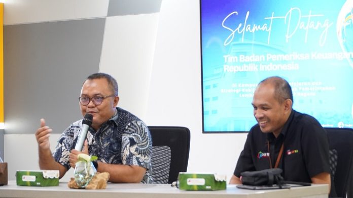 Badan Pemeriksa Keuangan menyelenggarakan Entry Meeting Pemeriksaan Tahun 2025 bersama Pusat Pembelajaran dan Strategi Kebijakan Manajemen Pemerintahan (Pusjar SKMP) LAN Makassar di Ruang Siagian, Rabu, 3 Desember 2025.