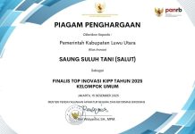 Inovasi Lokal dari Saung Tani Lutra Raih Penghargaan Nasional