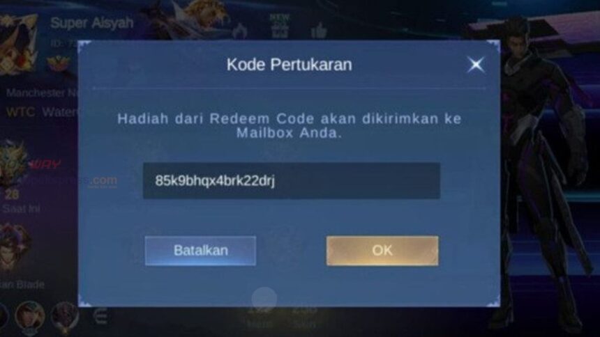 Kode Redeem Mobile Legends hari ini